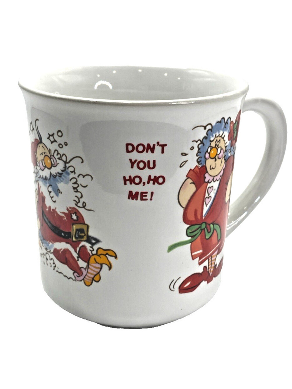1983 'Don't You Ho Ho Me!' Wallace Berrie & Company Inc. mug made in Japan